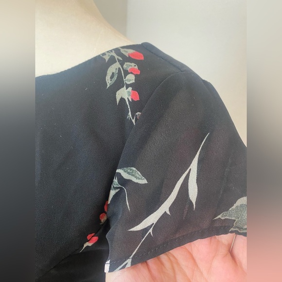 Vintage 90s Floral Maxi Dress - Picture 5 of 9